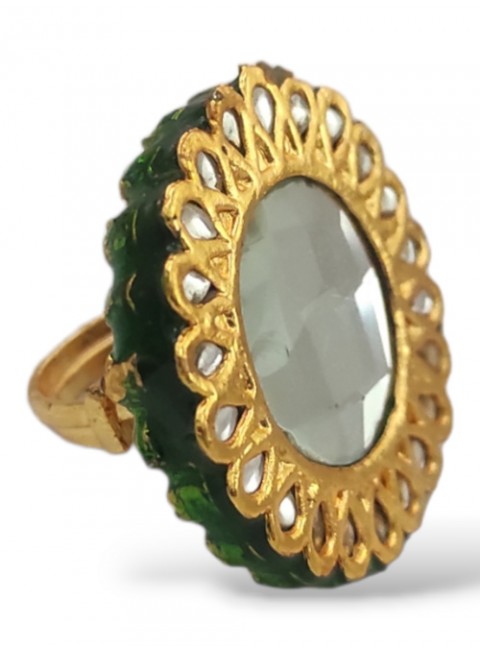 Kundan Finger Ring